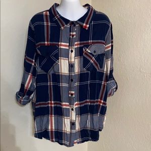 PLUS SIZE LIGHT WEIGHT FLANNEL